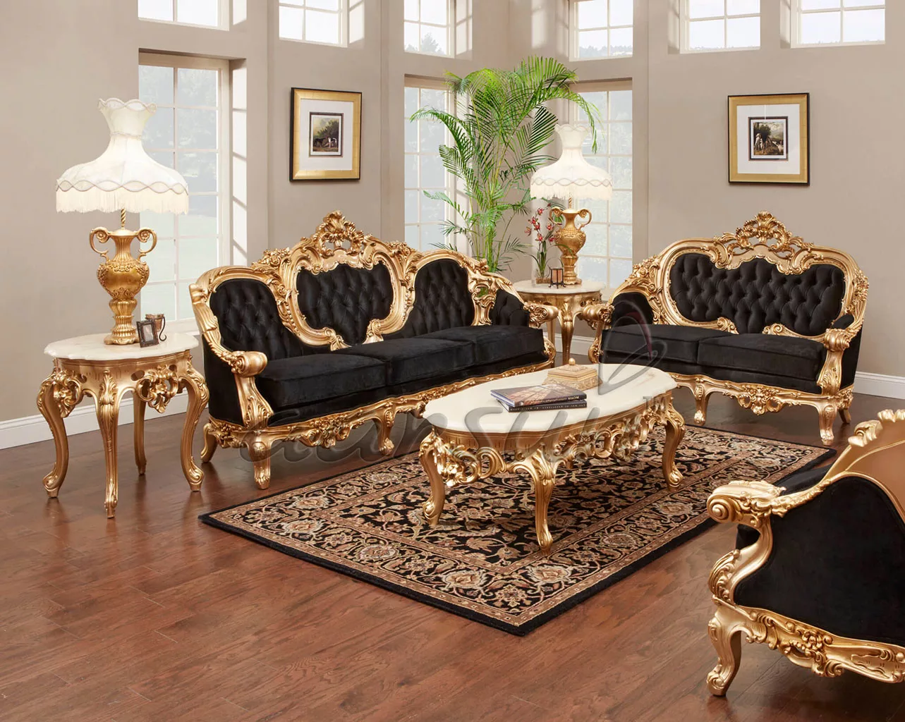 Carving Sofa Set 3+2+2